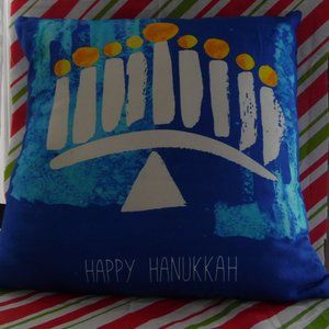 Decorative Pillow "Happy Hanukkah" NWOT
